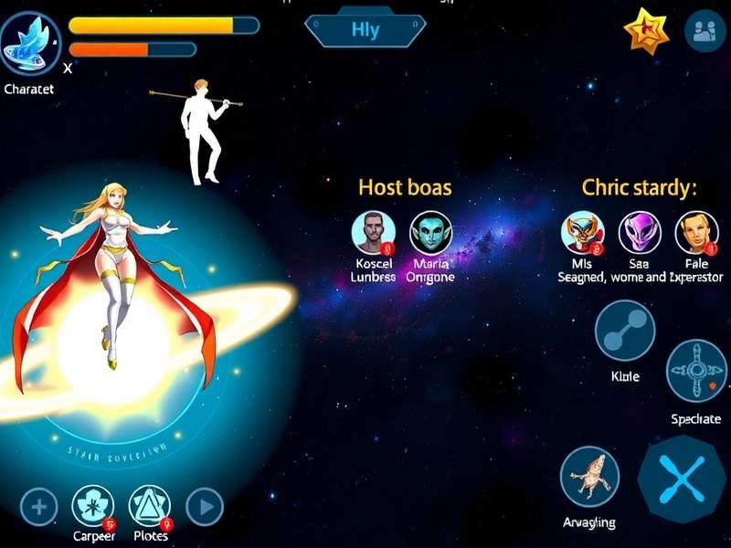 Cosmic Star Sovereign character customization interface