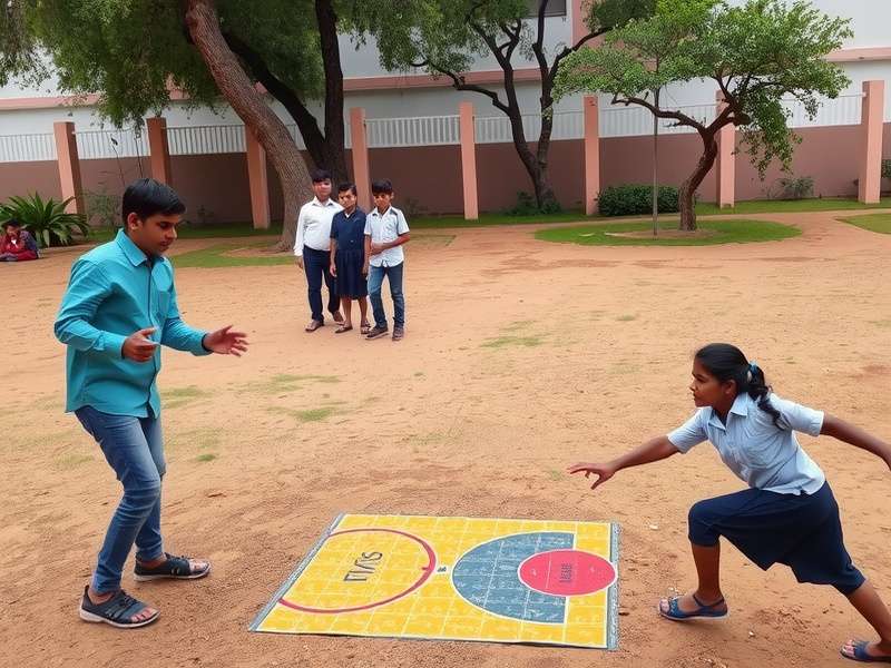 Galloping Gazelle Game Field Layout Diagram showing Galloping Gazelle game field layout and zones
