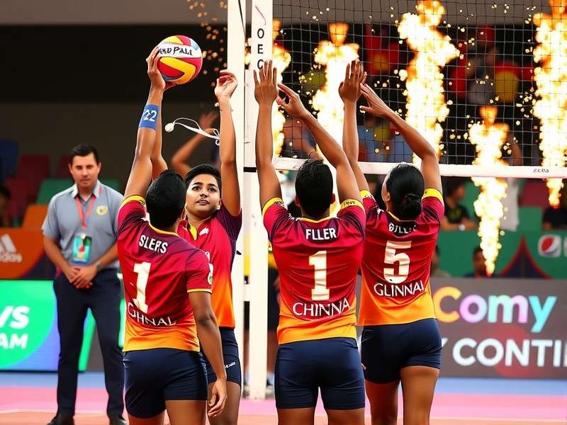 Historic moment of Chennai Volley Gladiators winning first championship