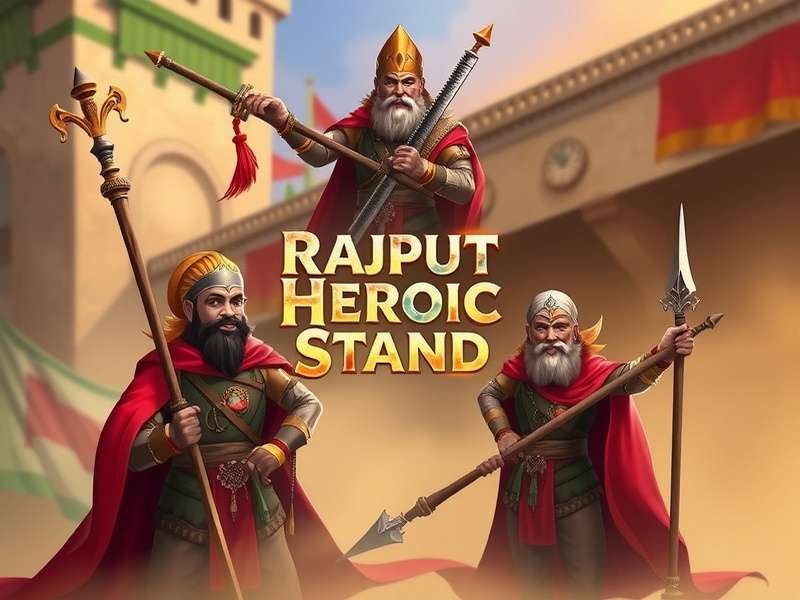 Historical Rajput Warrior Depiction