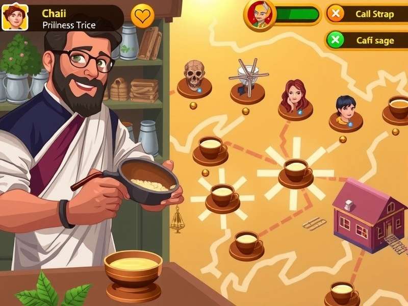 Various customer characters from Legendary Chai Sage with different chai preferences