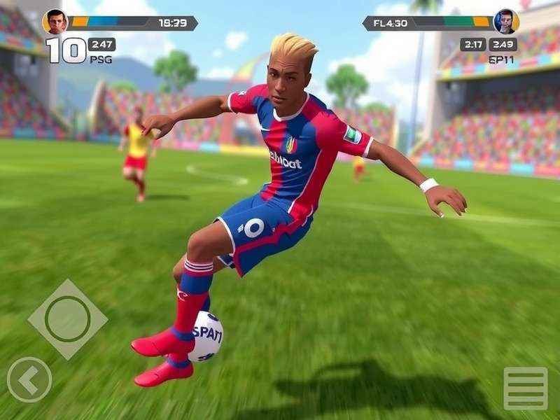 Goa Striker Champion Pro multiplayer match showing competitive gameplay