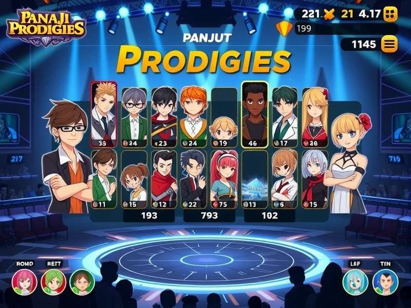 Panaji Prodigies tournament stage with live audience