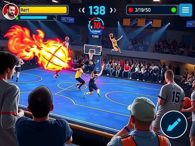 Rapid Scorers gameplay screenshot showing intense action