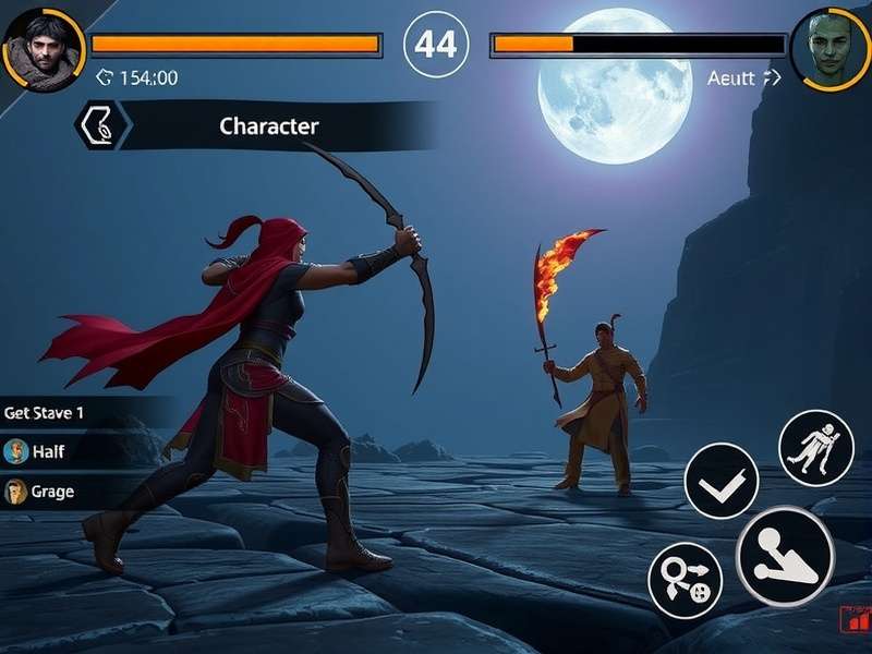 Shudra Combat Legend gameplay screenshot showing two characters in combat