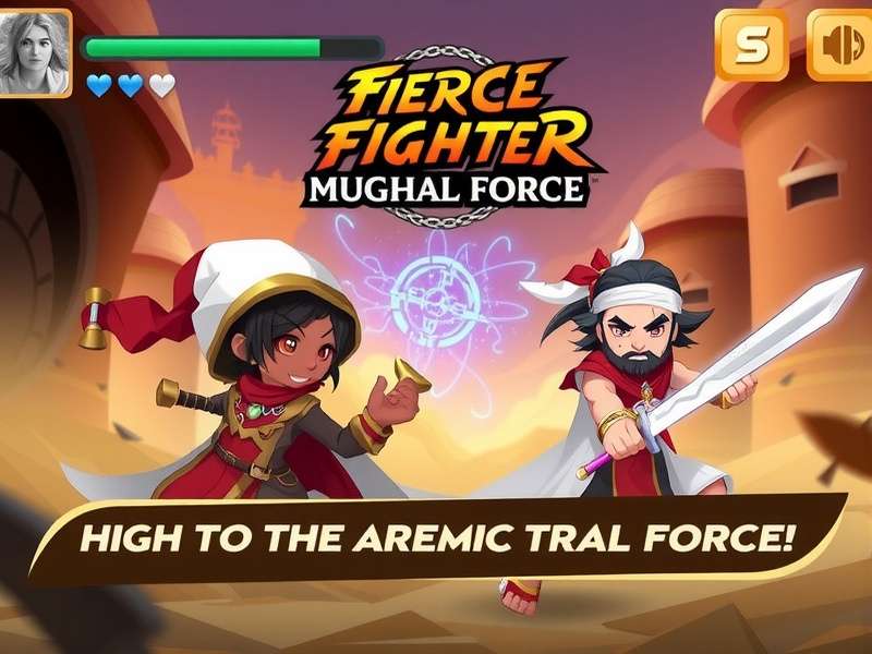 Fierce Fighter Mughal Force Game Banner