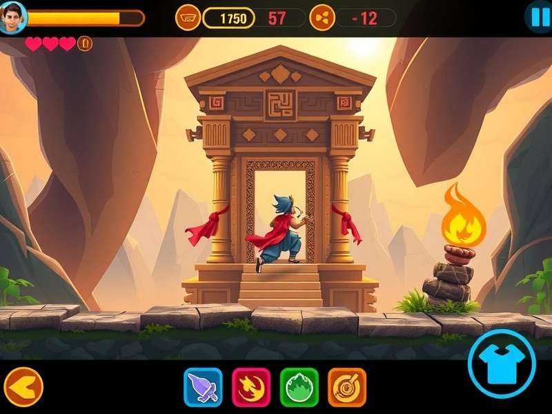 Temple Magic Dash cultural elements and architectural details