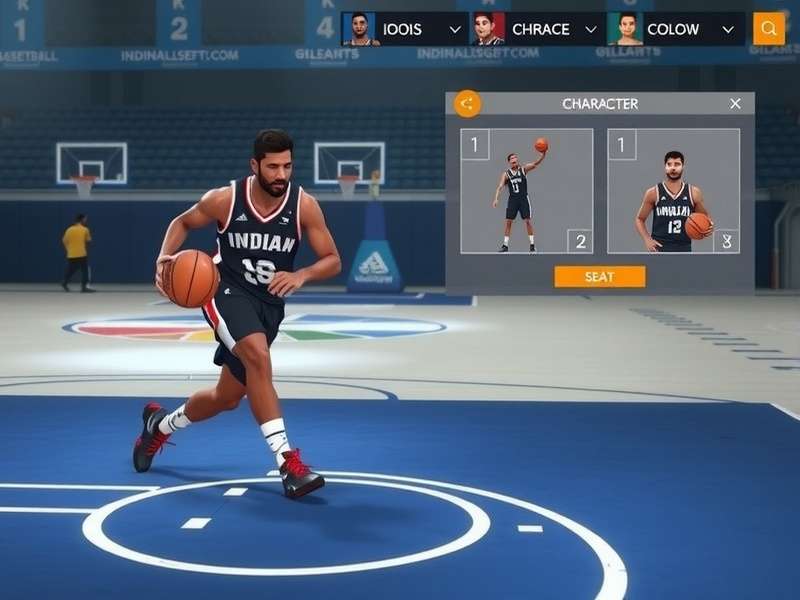 Indian Basketball Elite development team working