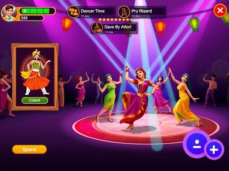 Dhol Dance Storm character selection screen