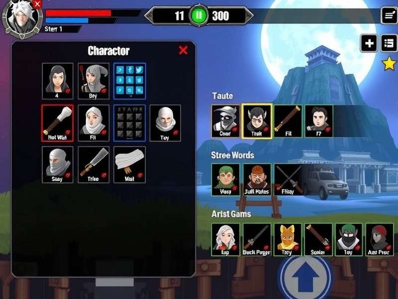 Nellai Ninja Warrior Deluxe Character Roster