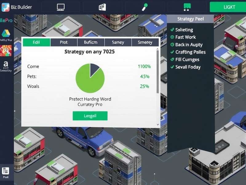 Biz Builder Pro Gameplay Screenshot