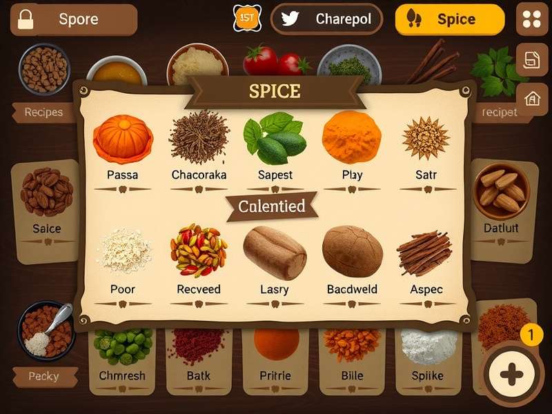 Variety of Indian spices featured in Desi Spice Explorer