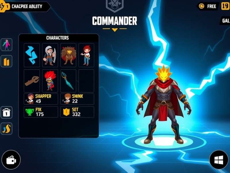 Electric Fury Commander character abilities showcase