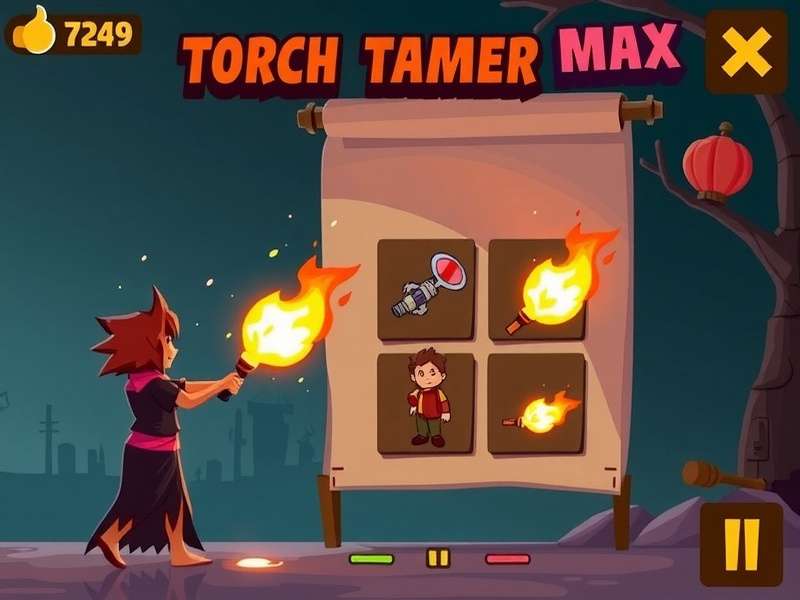 Torch Tamer Max character selection screen