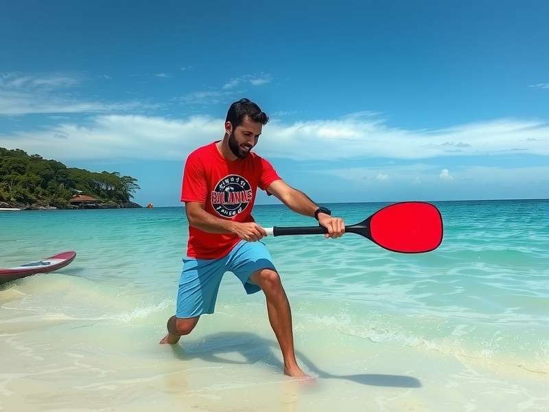 Official Goa Paddle Champion equipment including paddles and ball