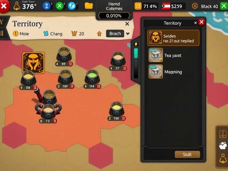 Chai Delight Conqueror territory management interface