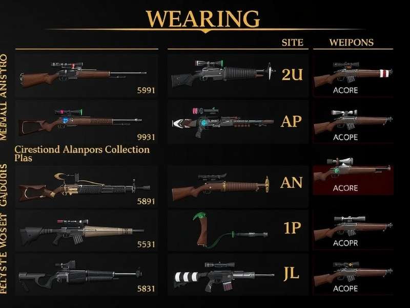 Archero Vanguard Master Weapons Collection