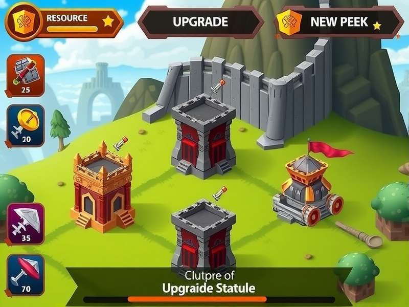 Goa Wall Protector gameplay screenshot showing defensive structures