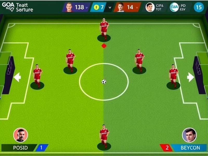 Goa Midfield Genius 15 strategy illustration showing player positioning