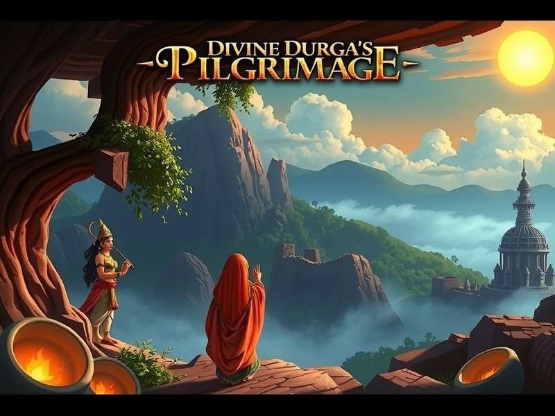 Character artwork from Divine Durga S Pilgrimage featuring Hindu deities