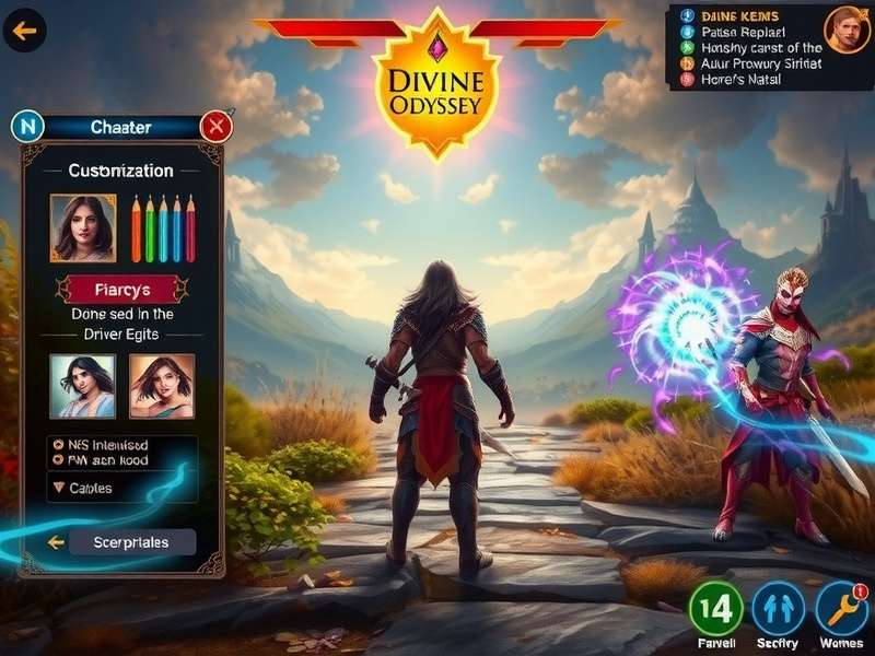 Divine Path Odyssey game world showcasing mystical Indian landscapes