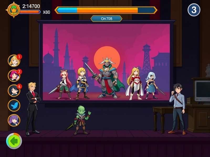 Crossover King India character selection screen showing diverse roster