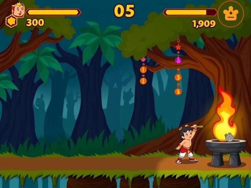 Chhota Bheem Jungle Fantasy gameplay screenshot