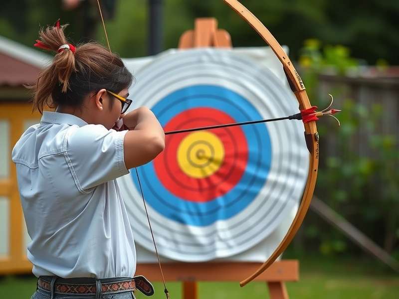Traditional Goa Archery Ace competition in progress