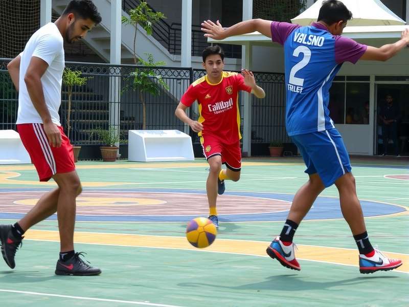 Community Daman Handball Supreme festival match