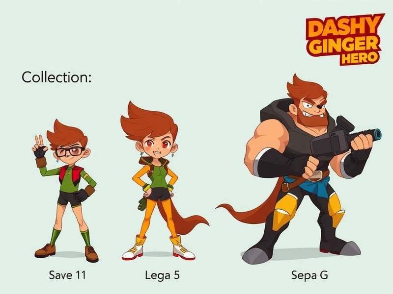 Dashy Ginger Hero diverse game environments