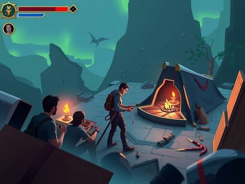 Mystic Void Pursuit gameplay screenshot showing combat and exploration