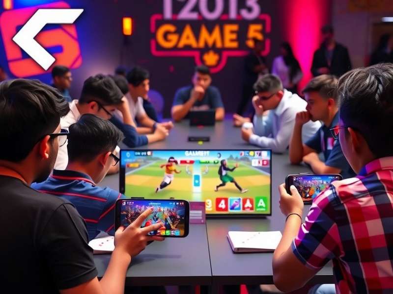 Game5 feature showcase displaying multiple gameplay modes and customization options