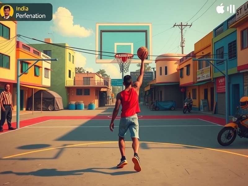 Desi Dribble Dunk development team working on game design