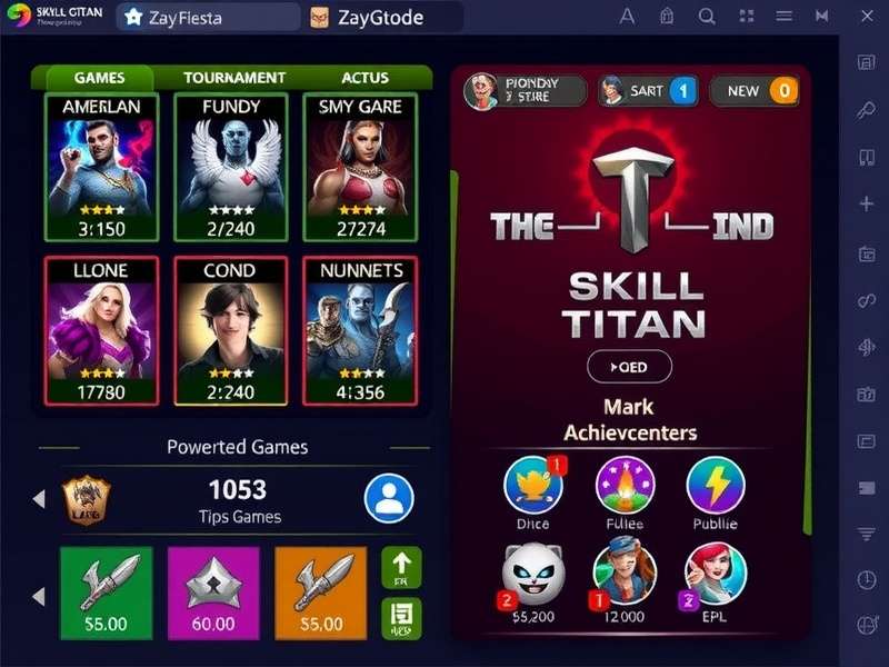 Fiesta Skill Titan reward system and achievement showcase