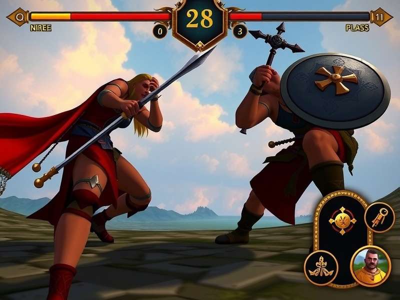 Divine Crusade Gladiators character class selection screen