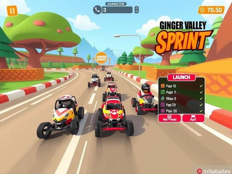 Ginger Valley Sprint development team celebrating game launch