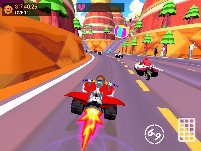 Ginger Speed Surge multiplayer race in progress