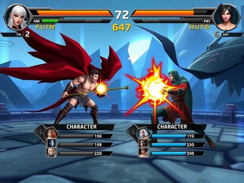 Mace Majestic Fighter character selection screen