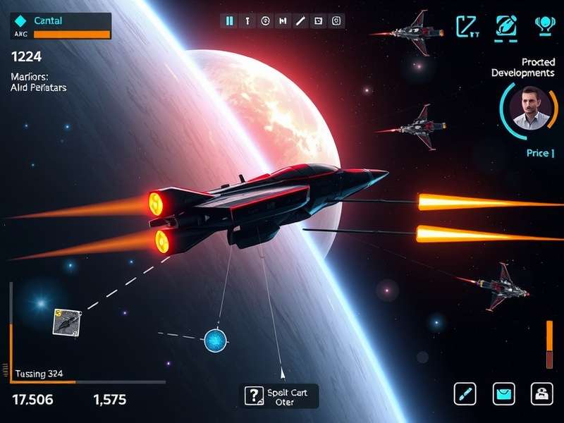 Orbital Outlaw gameplay interface showing combat mechanics