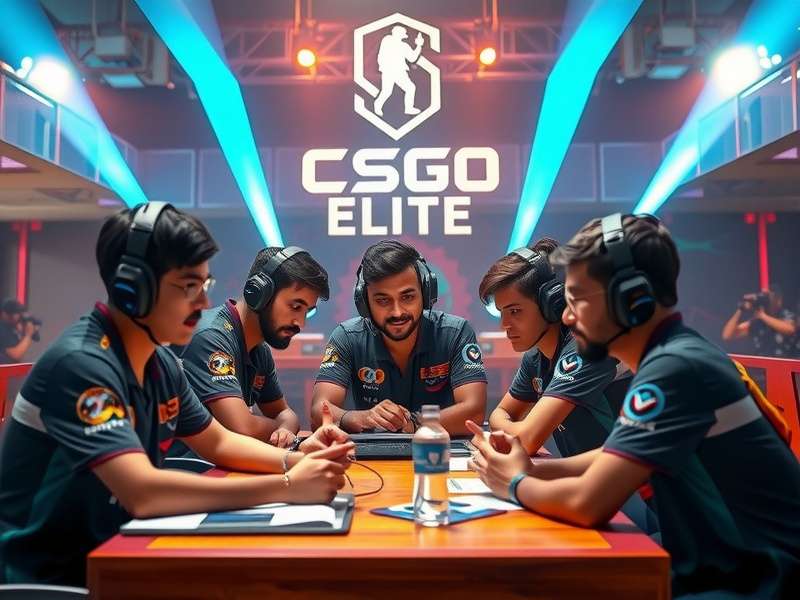 CSGO Indian Elite strategy session and team discussion