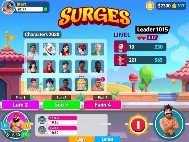 Ganges Score Surge gameplay screenshot showing vibrant colors and intuitive interface