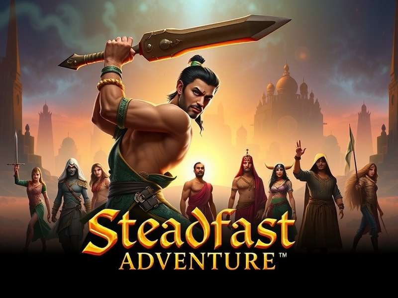 Scene from Steadfast Adventure showing the mystical world of Aryavarta