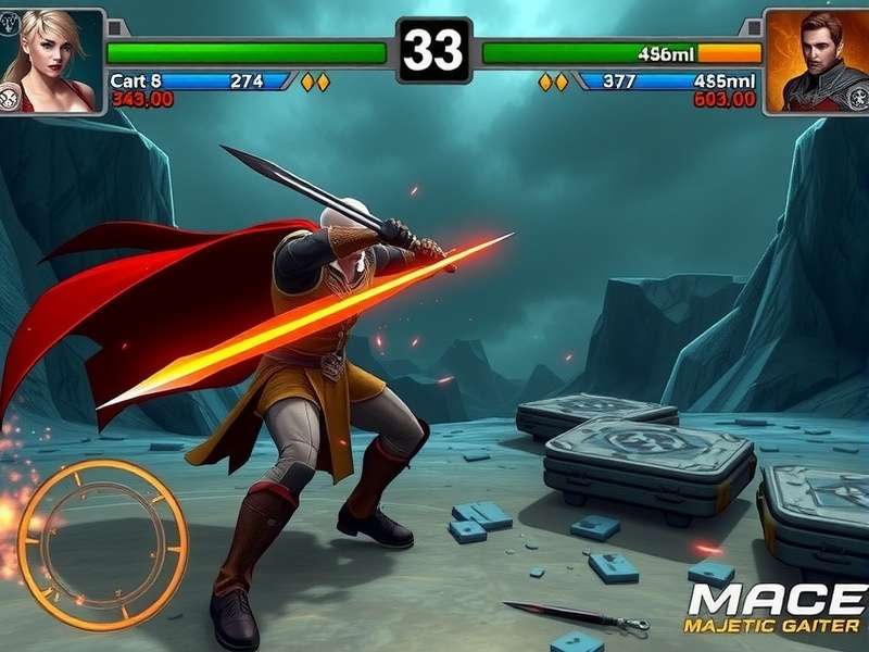 Mace Majestic Fighter combat mechanics demonstration