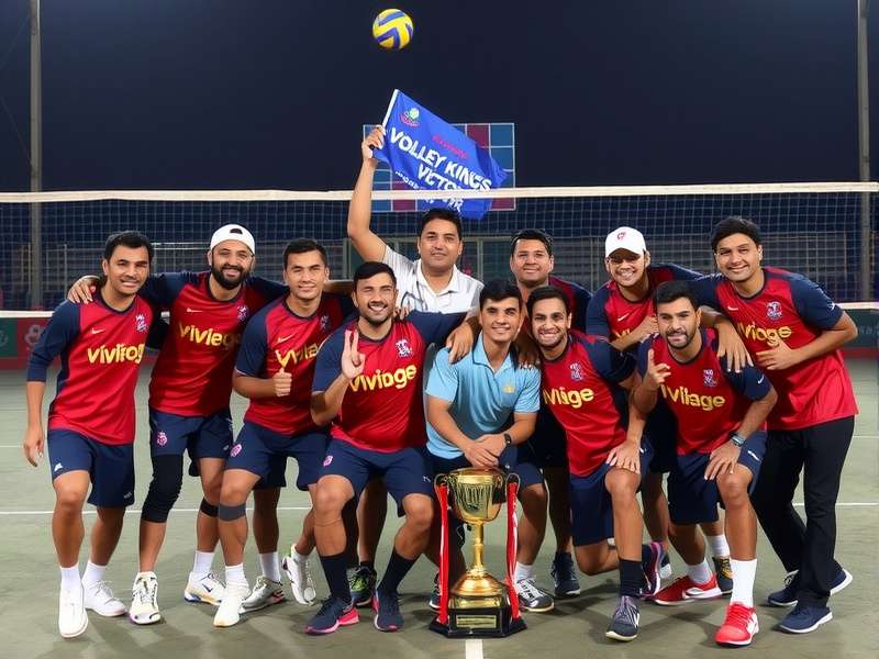 Historical photo of Volley Kings Mumbai Victor early team lineup