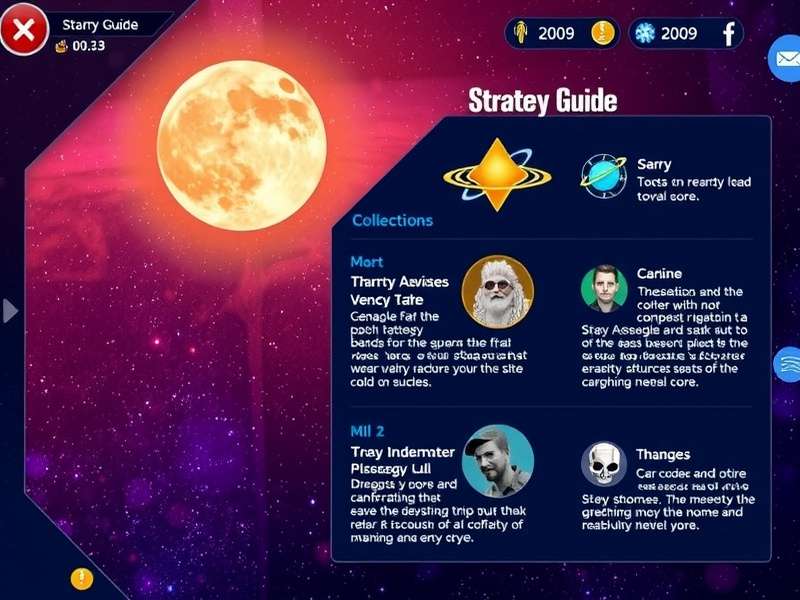 Starry Odyssey Rush character selection screen