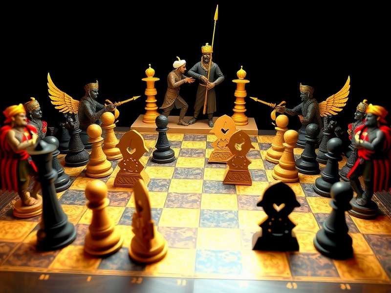 Strategic Positioning in Supreme Sikh Chess Gladiator Advanced strategies and tactics for Supreme Sikh Chess Gladiator showing piece positioning