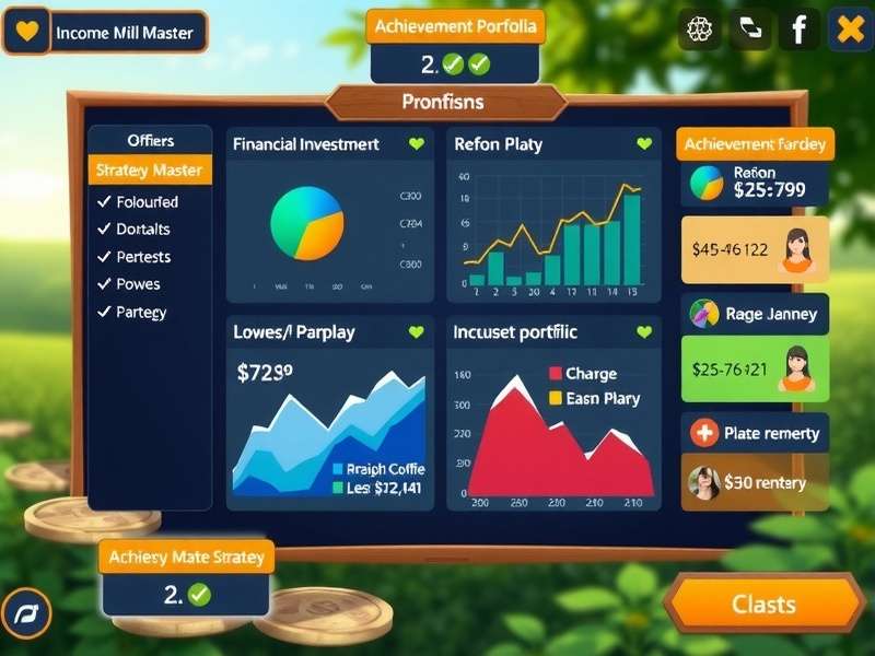 Income Journey Master gameplay interface showing financial decision making