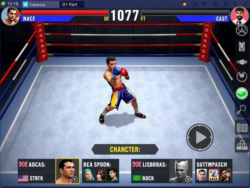 Kolkata Boxing Ace in-game boxing match action