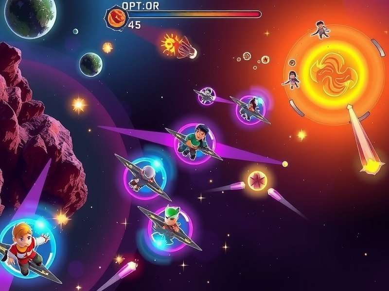 Saffron Galaxy Adventure character lineup showing diverse protagonists