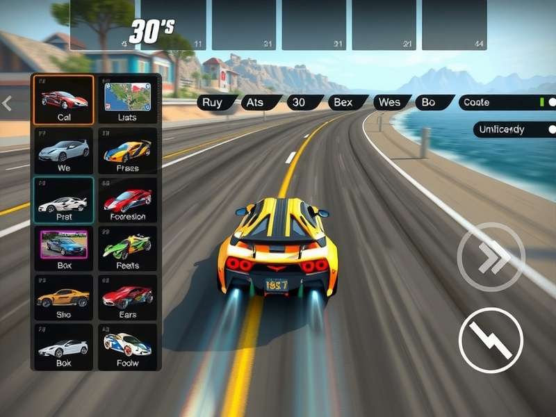 Coastal Rush Odyssey vehicle customization interface